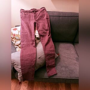 Liverpool Jeans Burgundy Skinny Excellent Used Condition